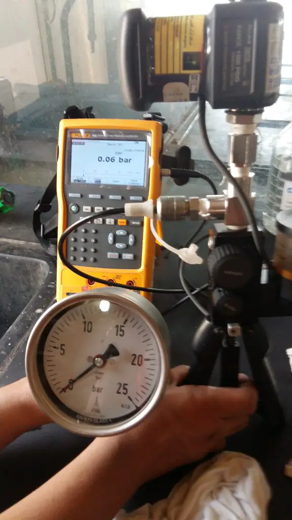 Fluke 754 and pressure module + Hand pump set- up
