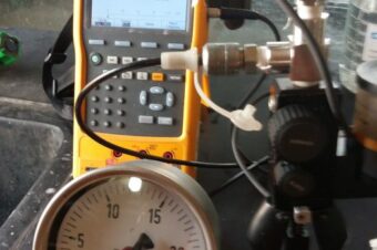 Pressure Gauge Calibration-Using Fluke 754 Process Calibrator with  a set of Fluke Pressure Modules