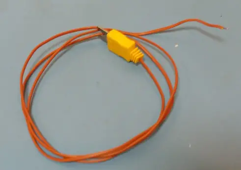 type k thermocouple wire-welded end