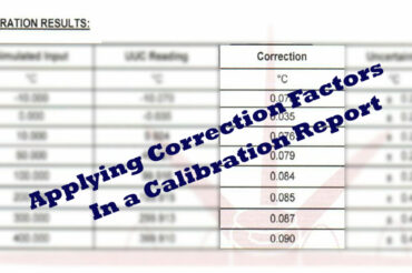 Simple Ways to Apply Correction Factors In a Calibration Certificate-If the Exact Value You Need Is Not Given